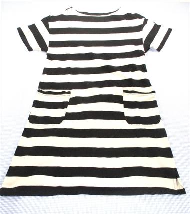 デニム ダンガリー Denim Dungaree ワンピース 半袖 150cm 白 黒系 ボーダー 女の子 ジュニア キッズ 子供服 通販 買い取りの通販はau Pay マーケット リサイクル子供服ねこのて