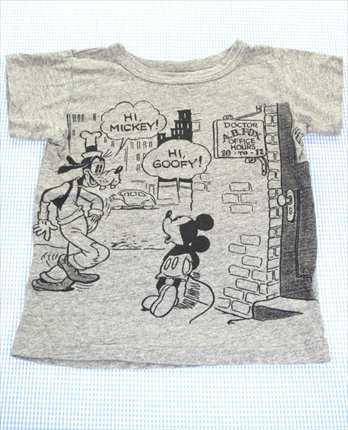 エフオーキッズ F O Kids Tシャツ 半袖 ディズニーコラボ 1cm グレー系 プリント 男の子 女の子 トップス キッズ 子供服 通販 買い取りの通販はau Pay マーケット リサイクル子供服ねこのて