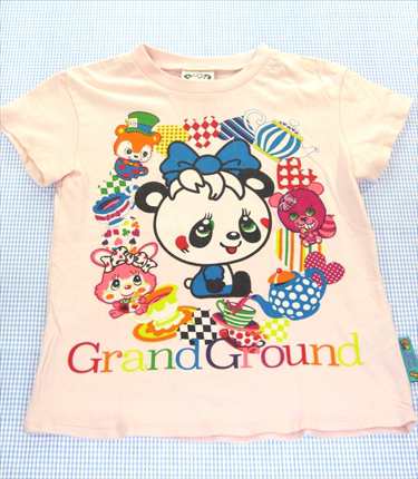 グラグラ GRAND GROUND 半袖Tシャツ 130cm トップス 女の子 キッズ 子供服 中古｜au PAY マーケット