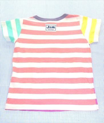 ジャム Jam Tシャツ 半袖 110cm 白 紫系 クマ ボーダー 女の子 トップス キッズ 子供服 通販 買い取りの通販はau Pay マーケット リサイクル子供服ねこのて