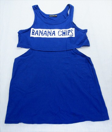 バナナチップス BANANA CHIPS ワンピース ノースリーブ 150cm