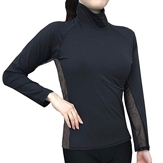 送料無料 ハイネックインナー メッシュタイプ Upf50 Uvカット 紫外線対策 テニスウエア ゴルフウェア レディース スポーツシャツ メの通販はau Pay マーケット ホワイトビューティー