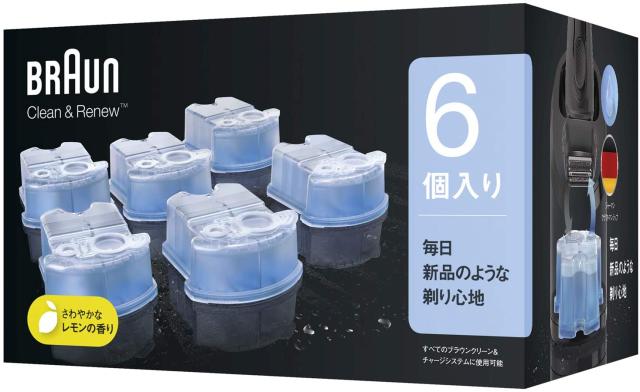 【アイルランド製】ブラウン アルコール洗浄液 (６個入) メンズシェーバー用 CCR6 CR【ポイント消化】