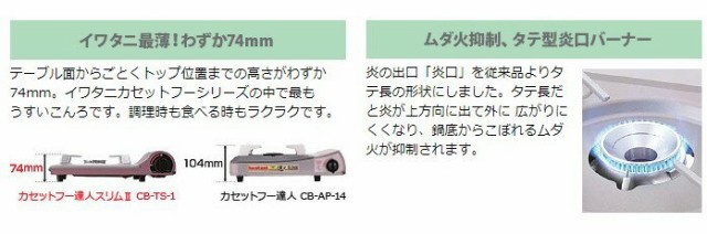 イワタニ】【日本製】カセットコンロ カセットフー 達人スリムII シャイニーレッドの通販はau PAY マーケット - GOOD ITEM