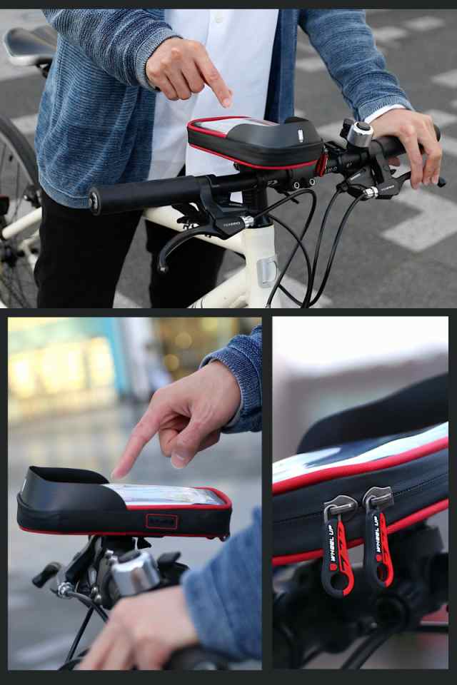 スマホホルダー 自転車 バイク 防水 ミニベロ ケース スマホ 自転車 