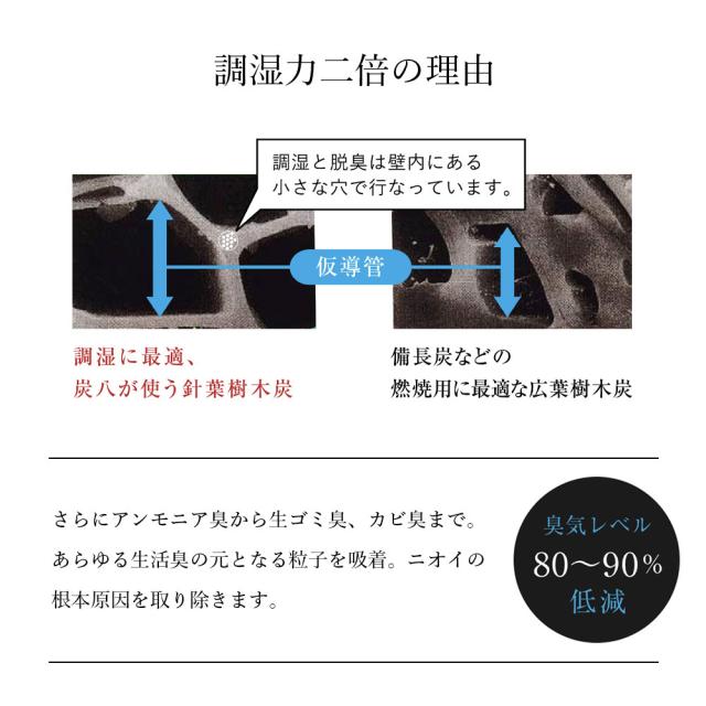 乾燥材 除湿剤 出雲カーボン 炭八 スマート小袋 10袋セット_7