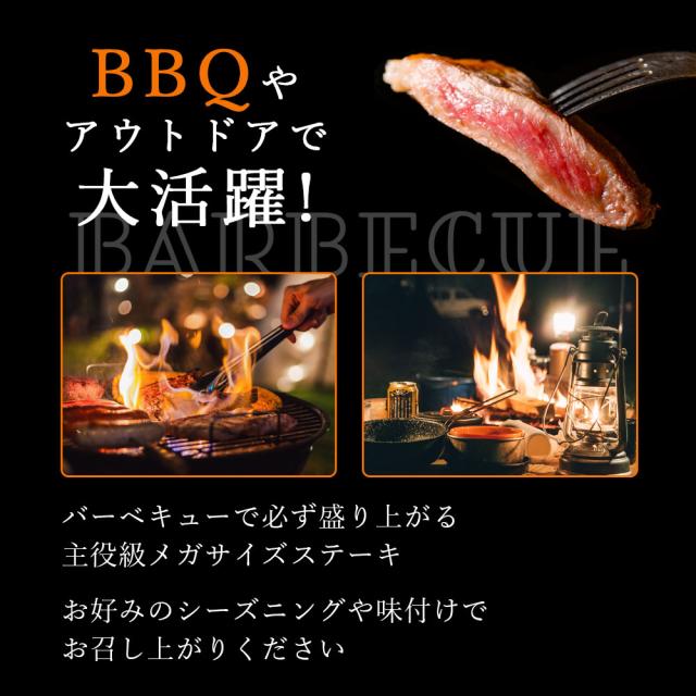 1ポンドステーキ 450g×4枚 熟成牛 ステーキ メガサイズ 特大 大きめ 柔らかい ステーキ 牛肩ロース 牛肉 肉 ギフト BBQ バーベキュー_3