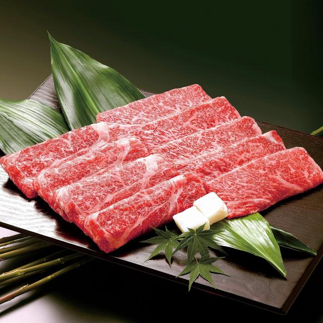 松阪牛 A4 - A5等級 【最高級 霜降り松阪牛】 すき焼き しゃぶしゃぶ用 6〜7人前(1kg) ギフトボックス入り 松阪牛証明書付き/お肉ギフト_1