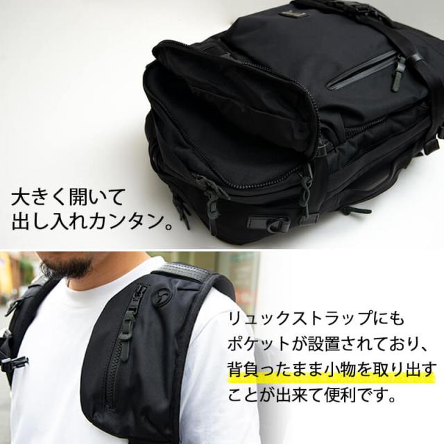 バックパック リュック ショルダーバッグ ハンドバッグ カバン 大容量 AS2OV アッソブ CORDURA DOBBY 305D 3WAY BACK PACK メンズ レディース_4