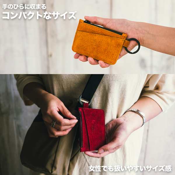 AS2OV アッソブ WATER PROOF SUEDE COIN CASE コインケース 小銭入れ