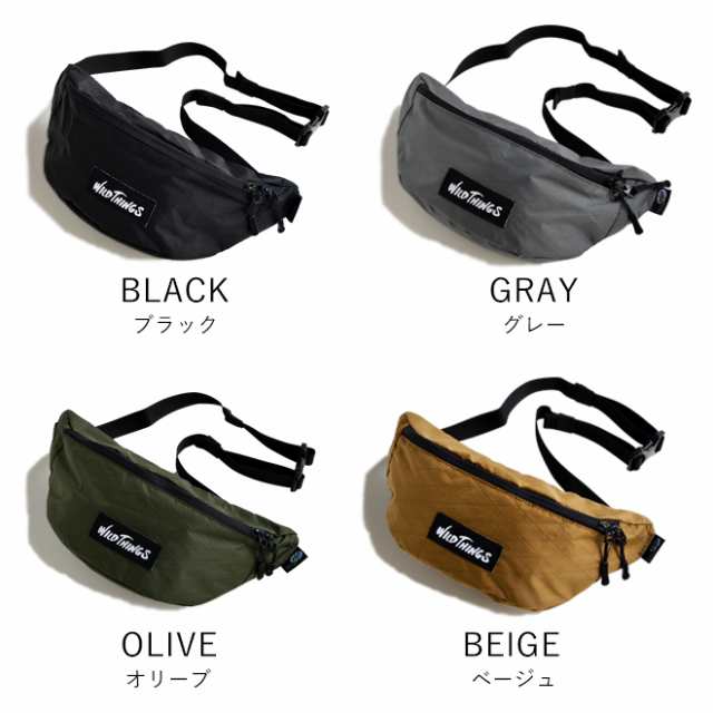 WILD THINGS ワイルドシングス X-PAC WAIST BAG ウエストバッグ