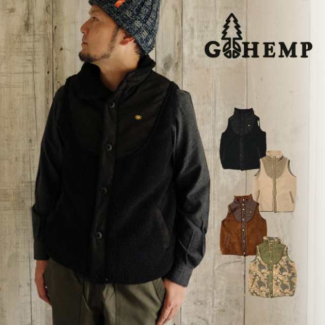 Gohemp ゴーヘンプ Mongolian Vest モンゴリアンベスト ボア フリース メンズ レディース 冬の通販はau Pay マーケット Nakota Au Pay マーケット店