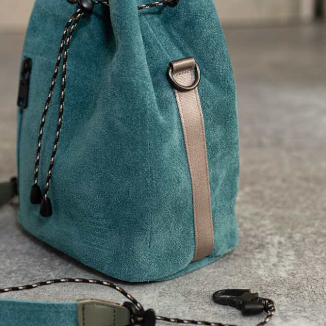 AS2OV アッソブ WATER PROOF SUEDE DRAWSTRING BAG 巾着バッグ