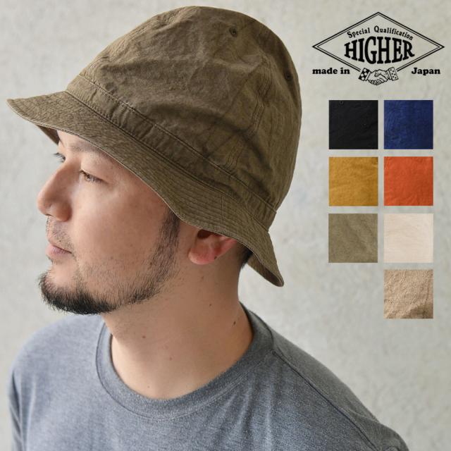 HIGHER ハイヤー 綿麻 ウェザー マウンテンハット 帽子 メンズ レディース