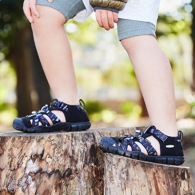 Keen The Park Shop ss Seacamp キーン ザパークショップ サンダル シューズ 靴 キッズ レディース 親子 子供 ペア ブラック コラボの通販はau Pay マーケット Nakota Au Pay マーケット店