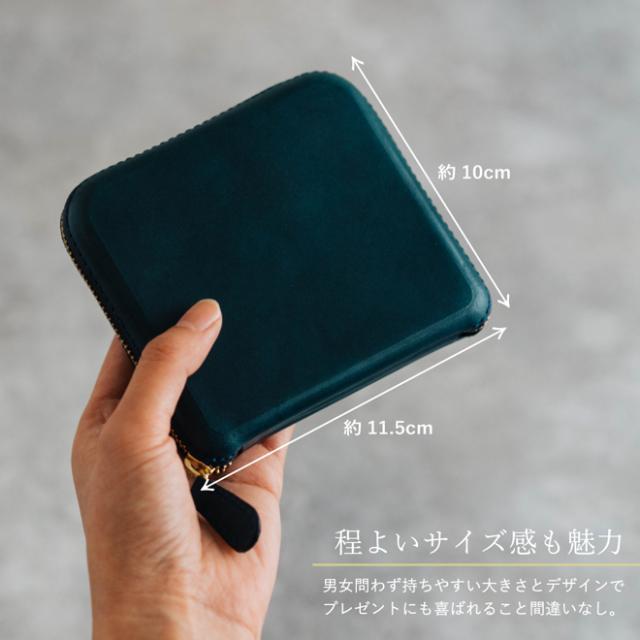 colm コルム レザージップウォレット 二つ折り財布 ラウンド
