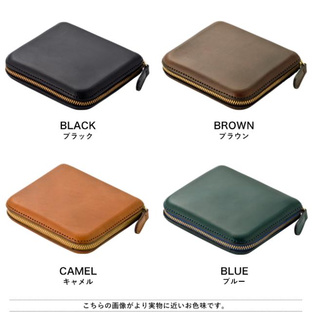 colm コルム レザージップウォレット 二つ折り財布 ラウンドファスナー