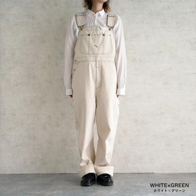UNIVERSAL OVERALL ユニバーサルオーバーオール COTTON HERRINGBONE OVERALL コットンヘリンボーンオーバーオール レディース ウェア 大きいサイズ フリーサイズ カジュアル_18