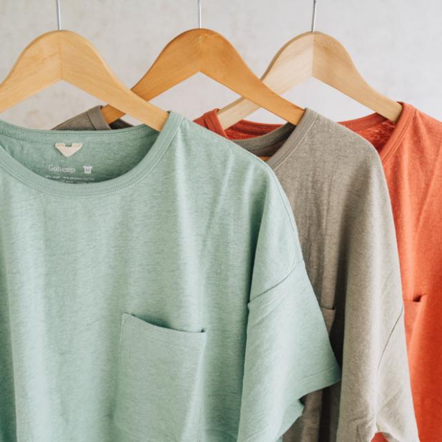 GO HEMP ゴーヘンプ　ノーカラー半袖シャツ　２枚セット 楽天市場】【50％OFF】GOHEMP（ゴーヘンプ） ノーカラー半袖