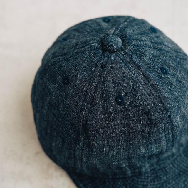 HIGHER ハイヤー CHAMBRAY WORK CAP シャンブレー ワークキャップ