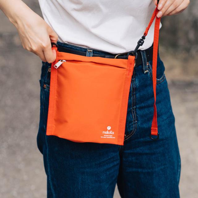 nakota × CIE GOING OUT MINI SHOULDER ナコタ シー ミニショルダーバッグ サコッシュ カバン 斜めがけ 縦型 撥水 軽量 耐水 耐久 コーデュラ メンズ レディース 日本製 アウトドア キャンプ 散歩 買い物 コラボ 別注_16