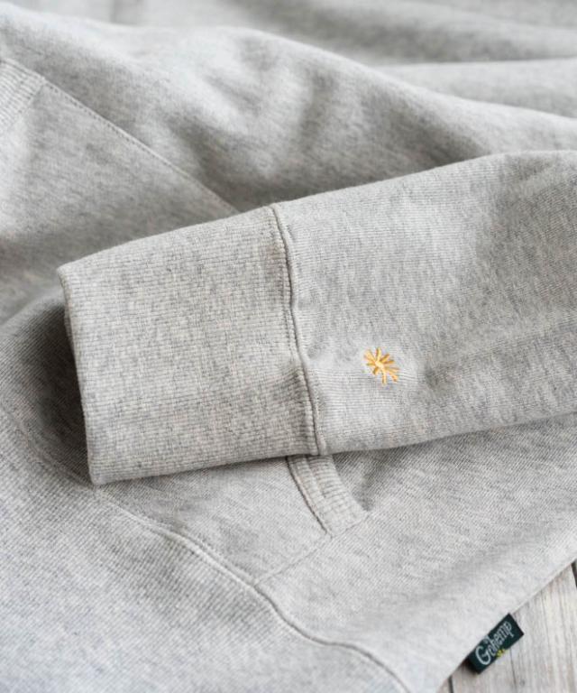 GOHEMP ゴーヘンプ HEMP SHAWL HOODY パーカー メンズ レディース 麻 オーガニックコットン 綿 黒 白 灰色 青 緑 裏起毛 春 秋 冬 暖かい_10