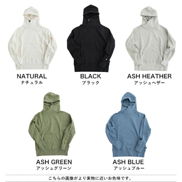 GOHEMP ゴーヘンプ HEMP SHAWL HOODY パーカー メンズ レディース 麻 オーガニックコットン 綿 黒 白 灰色 青 緑 裏起毛 春 秋 冬 暖かい_16