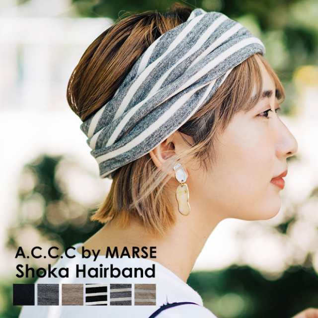 20％ポイント還元】 A.C.C.C by MARSE Shoka ヘアターバン ヘアバンド