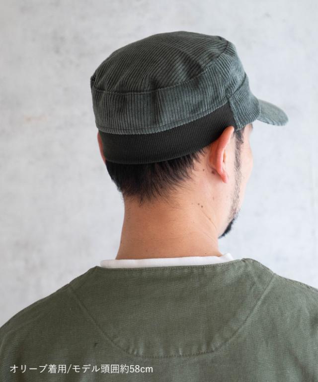 nakota ナコタ コーデュロイコットンリブワークキャップ 帽子 メンズ