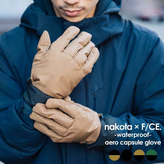 nakota × F/CE. ナコタ×エフシーイー SOLOTEX AERO CAPSULE GLOVE ソロテックエアロカプセルグローブ 別注GLOVE 手袋 リーシュコード