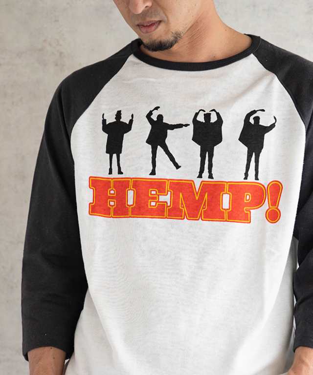 GOHEMP ゴーヘンプ HEMP! BASEBALL TEE ベースボールTシャツ ラグラン