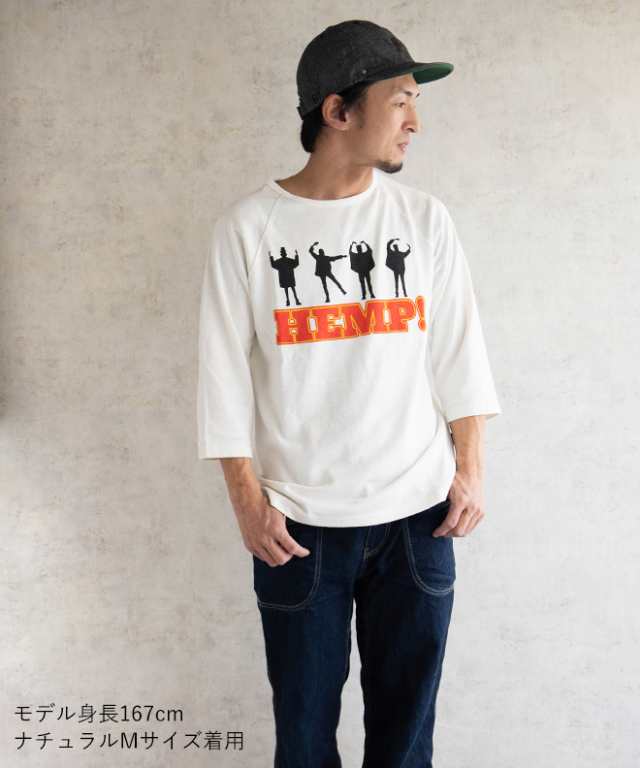 GOHEMP ゴーヘンプ HEMP! BASEBALL TEE ベースボールTシャツ ラグラン