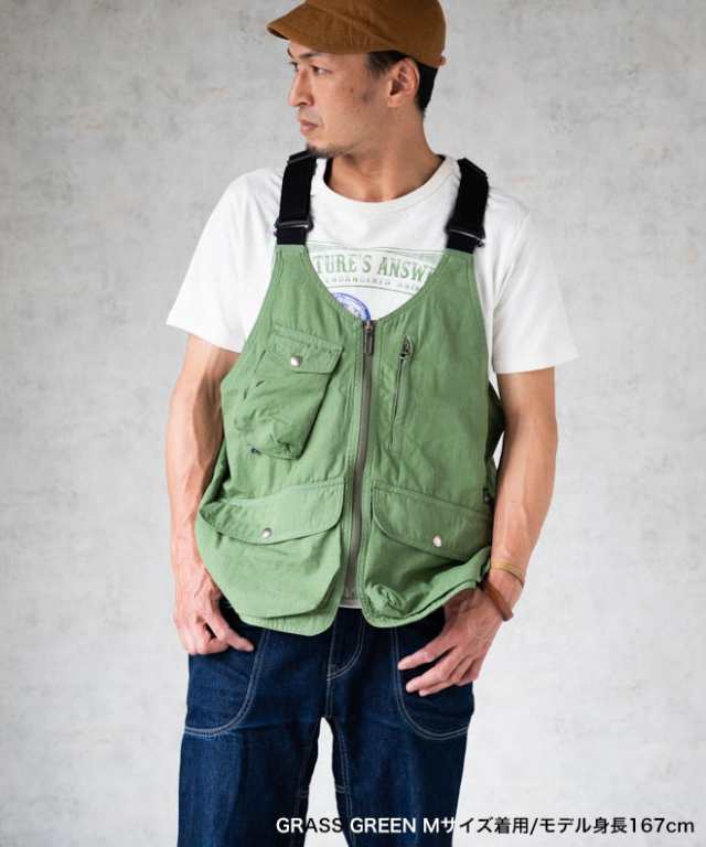 GOHEMP ゴーヘンプ HEMP UTILITY VEST ヘンプユーティリティーベスト