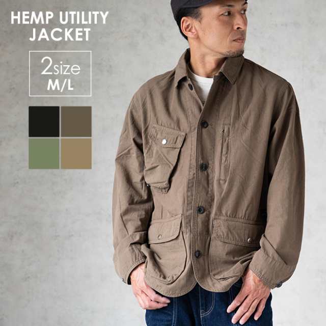 GOHEMP ゴーヘンプ HEMP UTILITY JACKET ヘンプユーティリティー