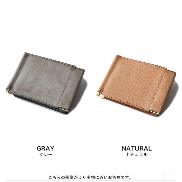 Re-ACT リアクト ALASKA LEATHER MONEY CLIP WALLET 財布