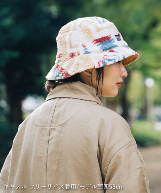 限定商品【値下げ】MSGM 刺繍ロゴ　ボアバケットハット　boa buckethat 帽子