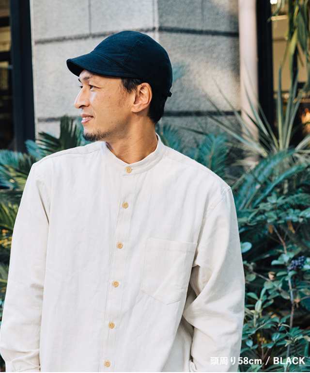 HIGHER ハイヤー GIZA MOLESKIN BEAK CAP ビークキャップ ツバ短