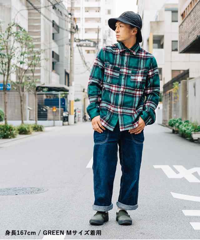 THE PARK SHOP ザパークショップ HOLIDAYS NEL SHIRT ネルシャツ