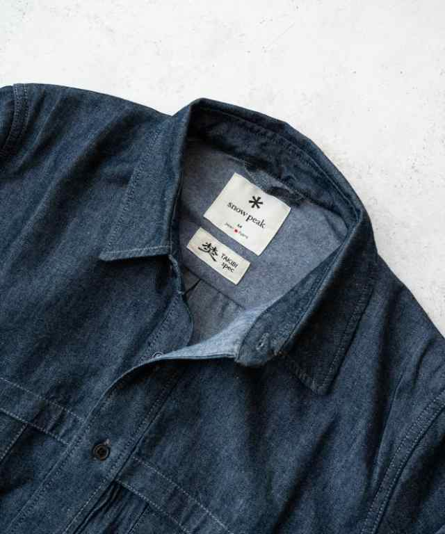 snow peak スノーピーク TAKIBI Light Denim Utility Shirt 焚火