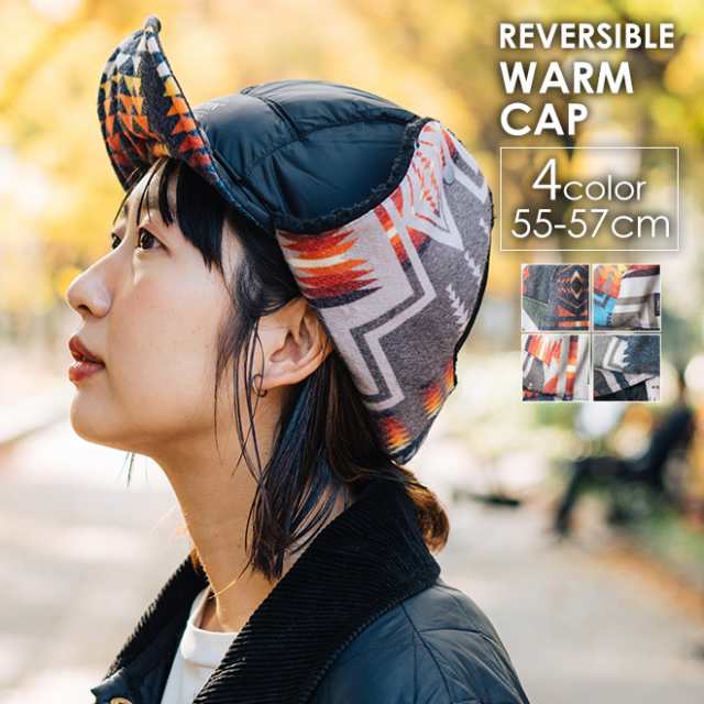 PENDLETON×TAIONペンドルトン タイオン REVERSIBLE WARM CAP フライト