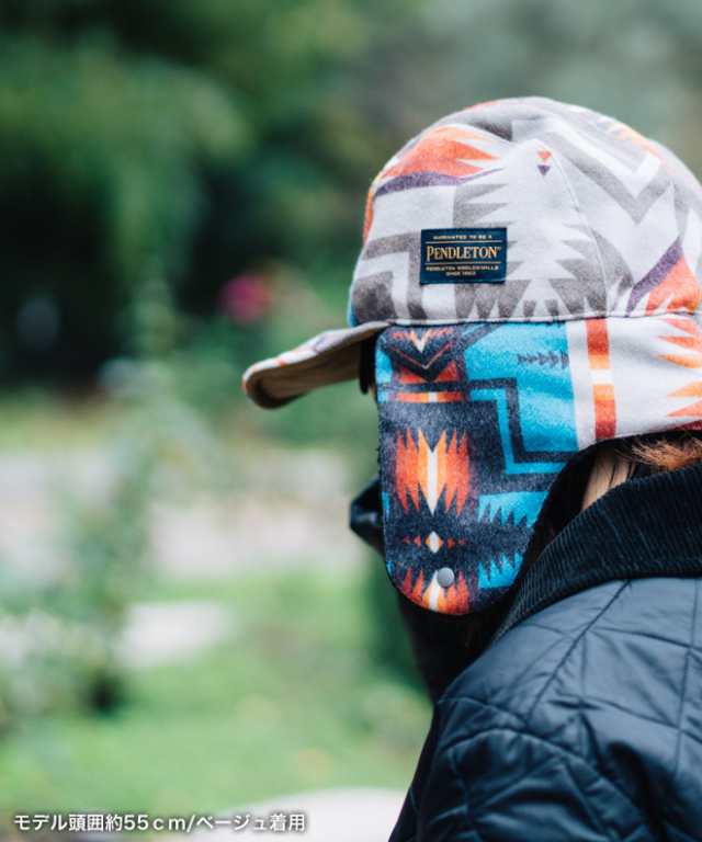 PENDLETON×TAIONペンドルトン タイオン REVERSIBLE WARM CAP フライト