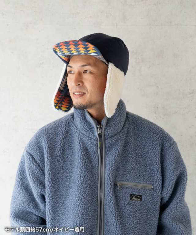 PENDLETON×TAIONペンドルトン タイオン REVERSIBLE WARM CAP フライト 