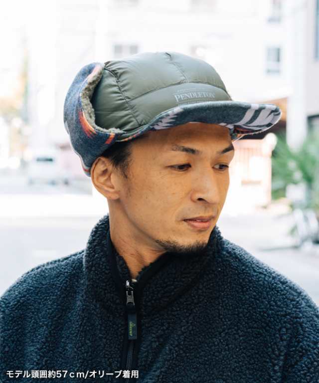 PENDLETON×TAIONペンドルトン タイオン REVERSIBLE WARM CAP フライト