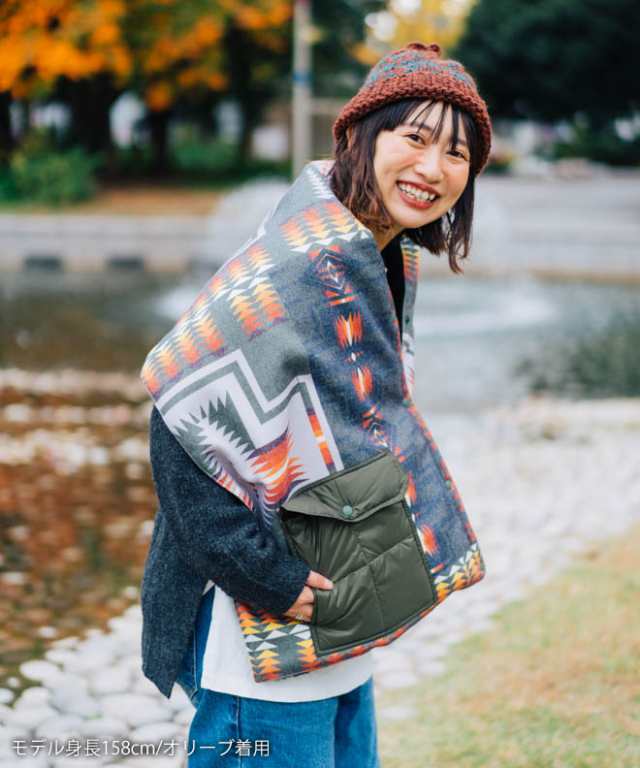 ☆しまドルトン フリース ブランケット毛布 PENDLETON風 キャンプ - 寝袋