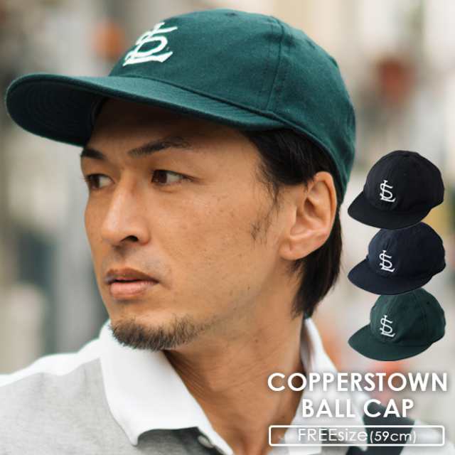 DECHO デコ— COPPERSTOWN BALL CAP ボールキャップ 日差し サンガード キャップ 帽子 メンズ レディース カジュアル シンプル 無地 山 