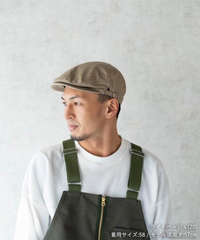 KNOX ノックス SIDE BELT HUNTING CAP サイドベルトハンチング 帽子 日本製 大きいサイズ メンズ レディース おしゃれ かっこいい プレゼント ギフト 春 夏 秋 冬 無地 柄 ブラック ベージュ グレー グレンチェック ピンチェック_9