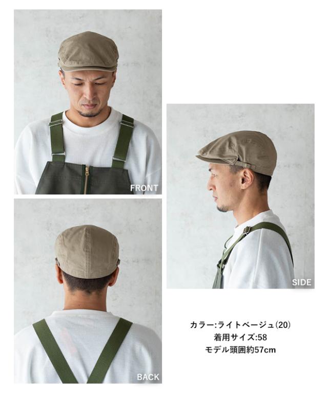 KNOX ノックス SIDE BELT HUNTING CAP サイドベルトハンチング 帽子 日本製 大きいサイズ メンズ レディース おしゃれ かっこいい プレゼント ギフト 春 夏 秋 冬 無地 柄 ブラック ベージュ グレー グレンチェック ピンチェック_10