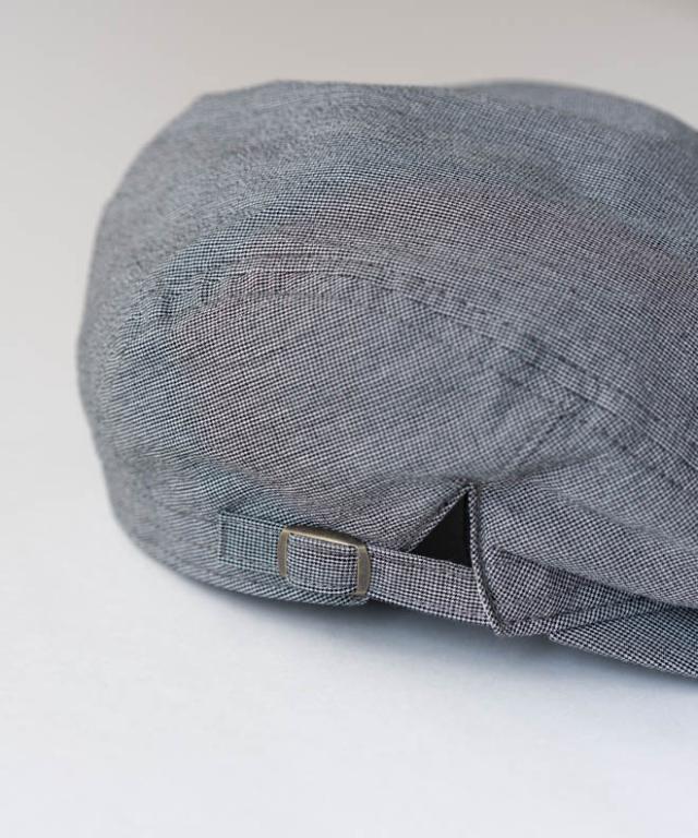 KNOX ノックス SIDE BELT HUNTING CAP サイドベルトハンチング 帽子 日本製 大きいサイズ メンズ レディース おしゃれ かっこいい プレゼント ギフト 春 夏 秋 冬 無地 柄 ブラック ベージュ グレー グレンチェック ピンチェック_14