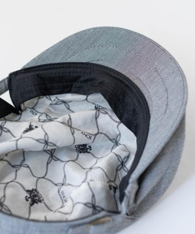 KNOX ノックス SIDE BELT HUNTING CAP サイドベルトハンチング 帽子 日本製 大きいサイズ メンズ レディース おしゃれ かっこいい プレゼント ギフト 春 夏 秋 冬 無地 柄 ブラック ベージュ グレー グレンチェック ピンチェック_16