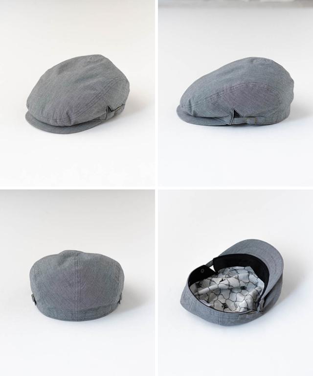 KNOX ノックス SIDE BELT HUNTING CAP サイドベルトハンチング 帽子 日本製 大きいサイズ メンズ レディース おしゃれ かっこいい プレゼント ギフト 春 夏 秋 冬 無地 柄 ブラック ベージュ グレー グレンチェック ピンチェック_18